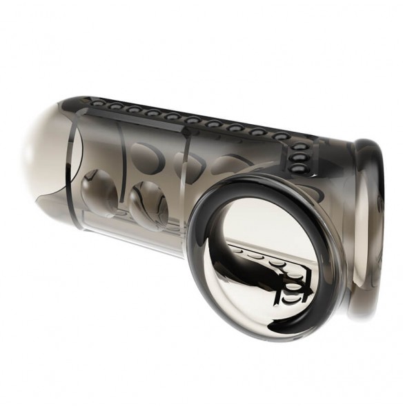 PRETTY LOVE - Farrel Men's Penis Sleeve (Transparent Black)